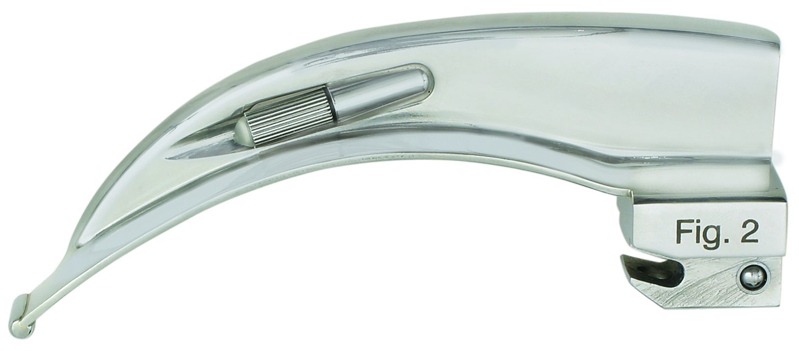 MACINTOSH Laryngoskopspatel, Fig. 2, 90 mm, matt, Warmlicht MACINTOSH Laryngoskopspatel, Fig. 2, 90 mm, matt, Warmlicht
