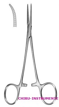 LERICHE Arterienklemme, gebogen, 15cm