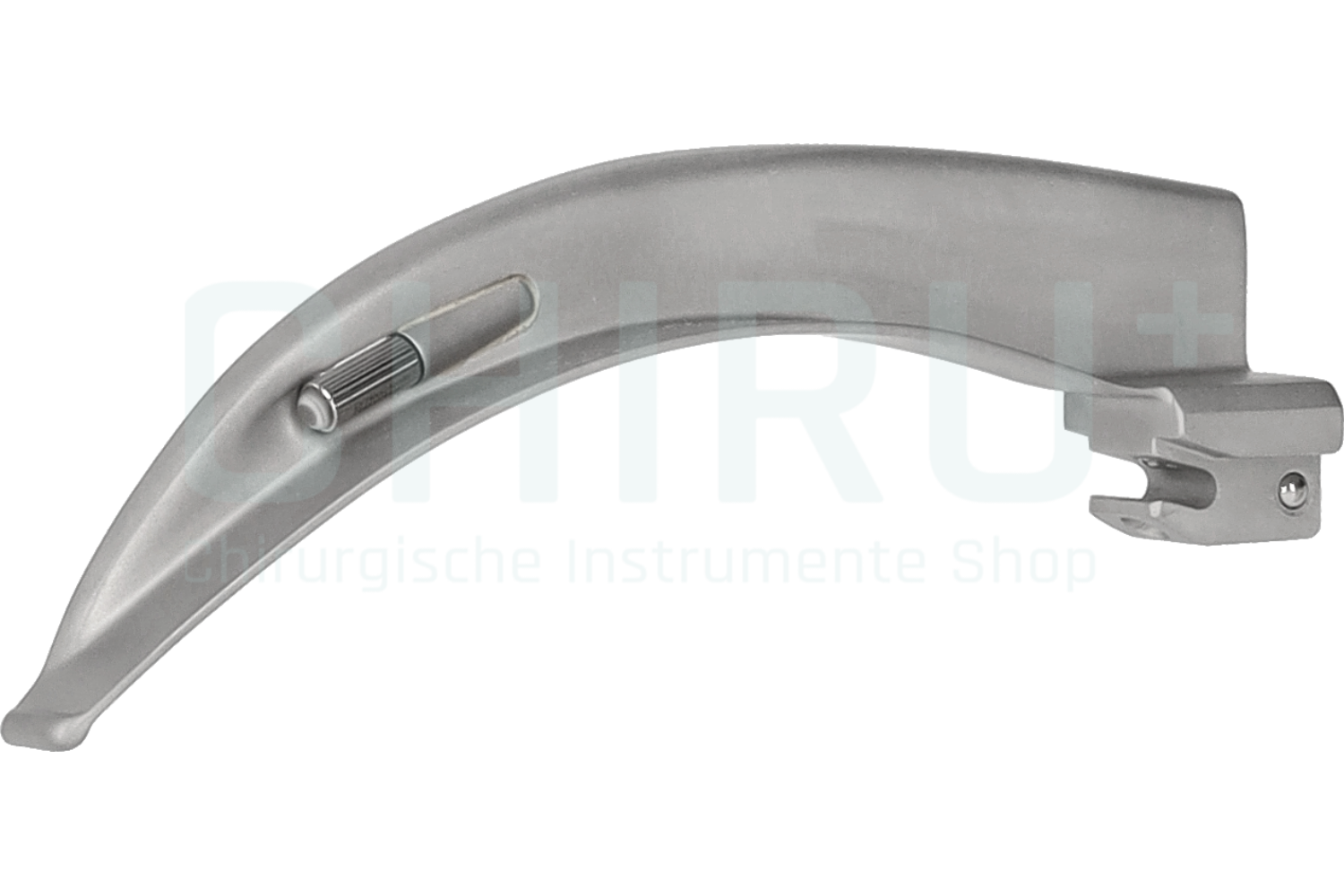 MACINTOSH Laryngoskopspatel, Fig. 4, 131 mm, matt, verdeckter Lichtleiter MACINTOSH Laryngoskopspatel, Fig. 4, 131 mm, matt, verdeckter Lichtleiter