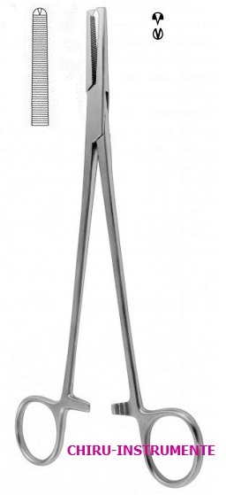 PHANEUF Hysterektomieklemme, gerade, 1x2 Zähne, 21 cm PHANEUF Hysterektomieklemme, gerade, 1x2 Zähne, 21 cm