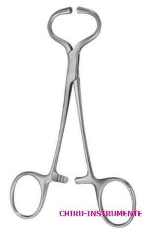 Fixation clamp for spermatic cord, 14.5 cm (5 ¾"), smooth Fixation clamp for spermatic cord, 14.5 cm (5 ¾"), smooth