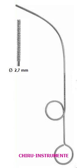 PELTESON Watteträger, Ø 2,7mm, 23cm