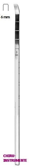 COTTLE Meissel Nasenplastik, graduiert, gebogen, 6mm, 18cm COTTLE Meissel Nasenplastik, graduiert, gebogen, 6mm, 18cm