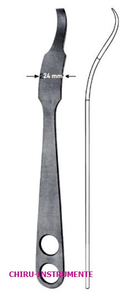 HOHMANN Knochenhebel, 24mm, 26cm