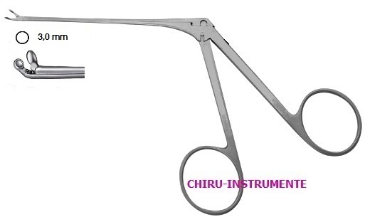 HARTMANN ear forceps, cup Ø 3.0 mm, 8.5 cm (3 ¼")
