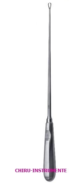 RECAMIER Uteruskürette, 31 cm, stumpf, fest