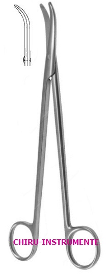 THOREK Lungen (Thorax) Schere, gebogen, 19cm