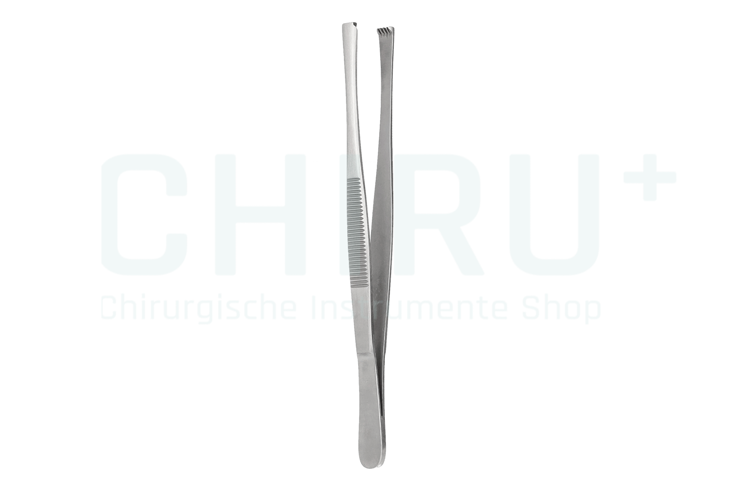 Chirurgische Pinzette, 4 x 5 Zähne, 14,5 cm, gerade, glatt Chirurgische Pinzette, 4 x 5 Zähne, 14,5 cm, gerade, glatt