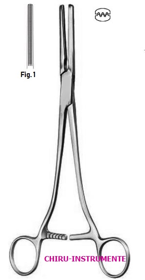 ROGERS Hysterektomie ATRAUMA Klemme, Fig. 1, gerade, 21,5cm