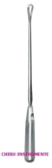 SIMS Uteruskürette, 28 cm, scharf, fest