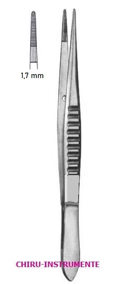 BONACCOLTO Strabismuspinzette, 1,7mm, 10cm