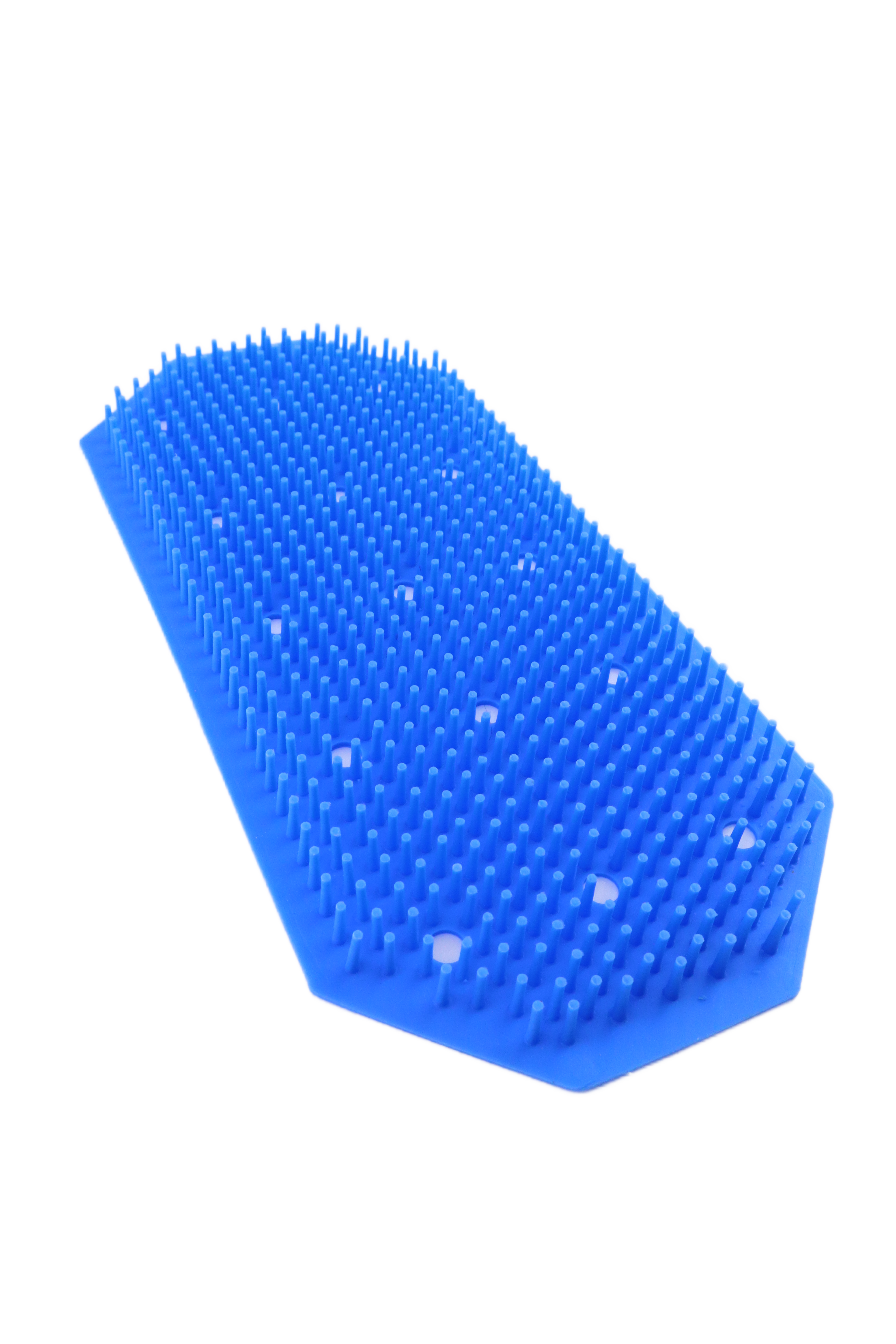 Silikonmatte, 275 x 125 mm, für Mini-Container, perforiert, blau Silikonmatte, 275 x 125 mm, für Mini-Container, perforiert, blau