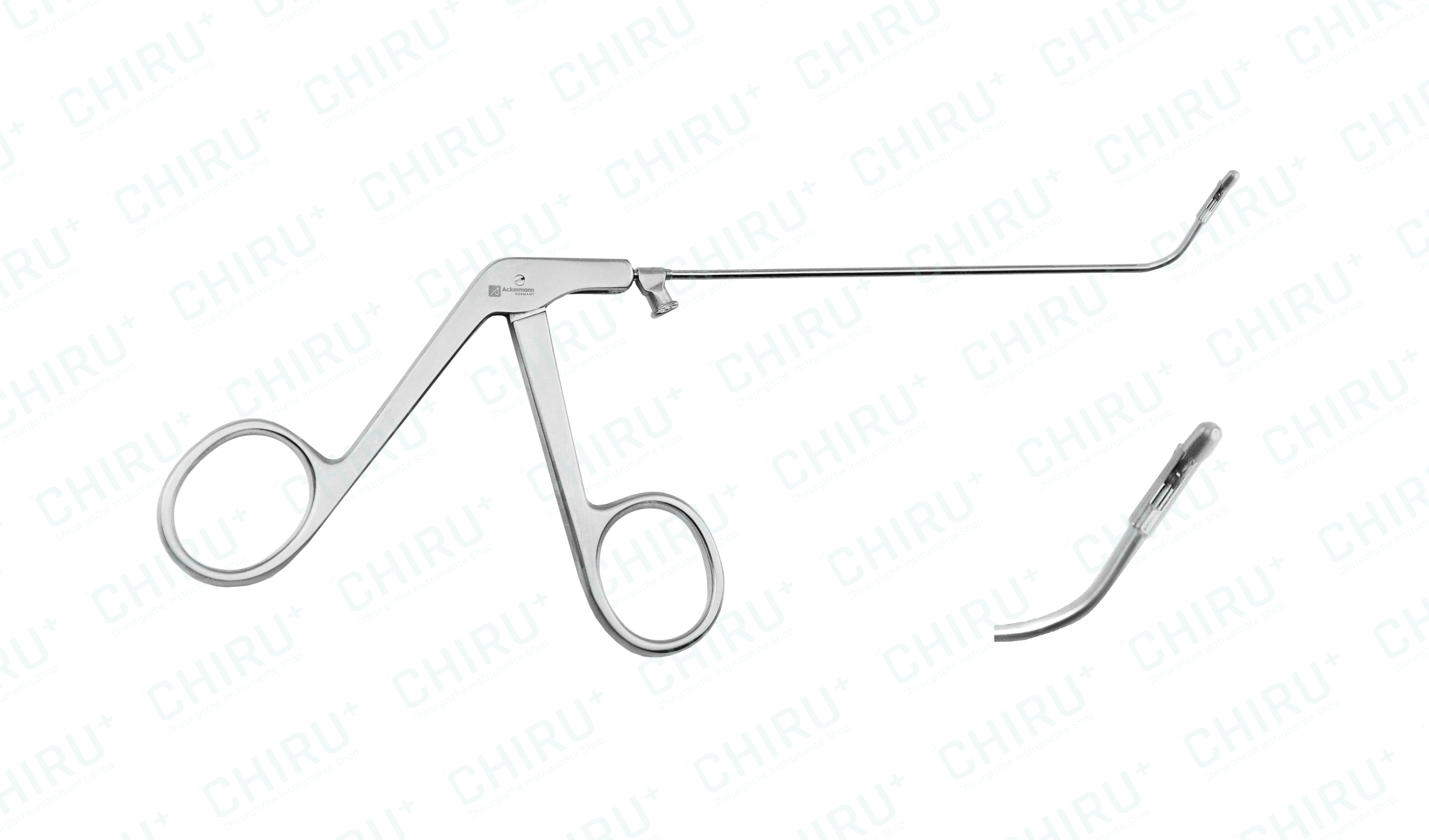 KUHN-BOLGER giraffe forceps, horizontal, 13 cm, 55° upturned