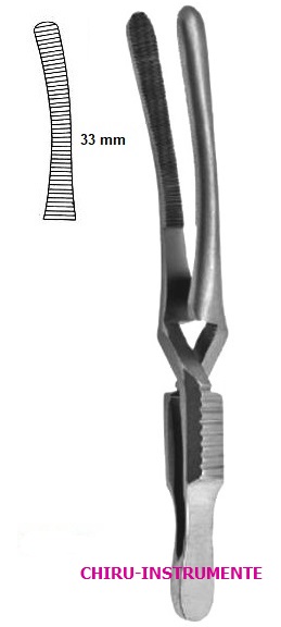 JOHNS-HOPKINS vascular clamps, curved, 5 cm (2")