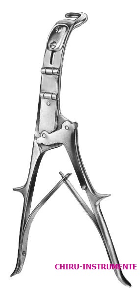 BRUNNER rib shear, 32 cm, for right hand