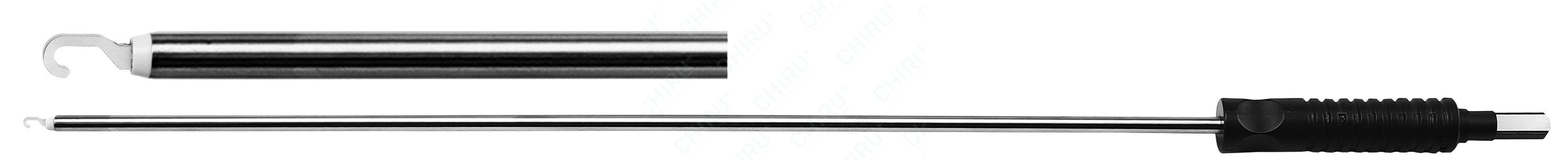 Bipolar electrode, J-hook, Ø 5.0 mm, 340 mm