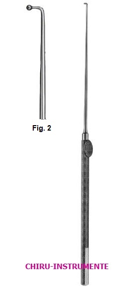 KRAYENBUEHL nerve hook, fig. 2, 90° angled, 18.5 cm (7 ½")