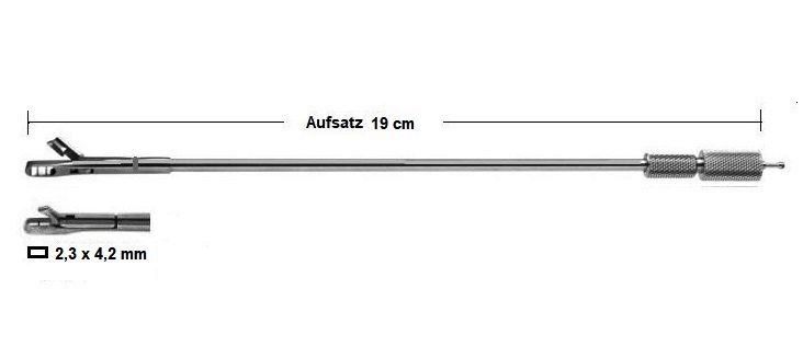 TOWNSEND TISCHLER- BABY Stanzenaufsatz,  2,3 x 4,2 mm, 19 cm 