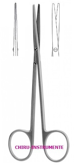 METZENBAUM- FINO Schere,gerade, st./st., 14,5 cm