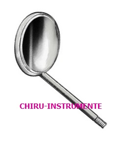 Mouth mirror, fig. 5, Ø 24 mm, hollow
