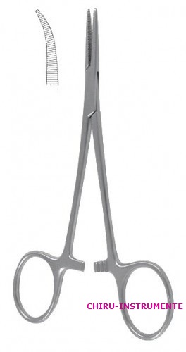 HALSTEAD-MOSQUITO Gefäßklemme, für Linkshänder, gebogen, 12cm HALSTEAD-MOSQUITO Gefäßklemme, für Linkshänder, gebogen, 12cm