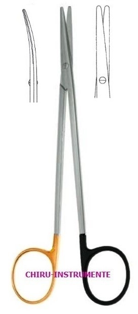 METZENBAUM Schere,gebogen, st./st., 30 cm,Hartmetall (TC), Supercut (SC)