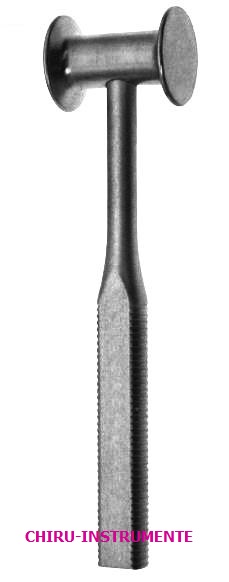 BERGMANN Hammer, Kopf aus Stahl, massiv, 490g, Ø 45mm, 25cm
