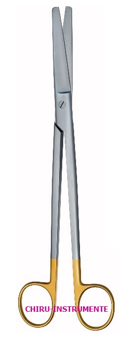 SIMS Uterusschere, gerade, st./st., 23 cm, Hartmetall (TC)