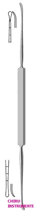 COTTLE Septum-Elevatorium, gebogen, 3,7mm, 22cm