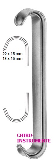 PARKER Wundhaken, Fig. 1, 18x15mm, 13cm