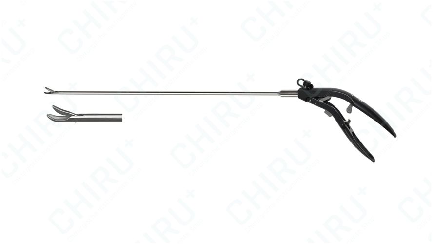 Nadelhalter mit abgewinkeltem Axialgriff, selbstaufrichtend, Ø 5 mm