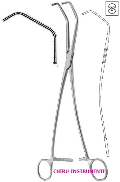 DEBAKEY-SATINSKY atrauma forceps, 25 cm (10")