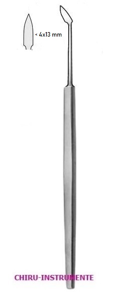 CASTROVIEJO Lanzen Messer, 4x13mm, 13cm