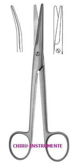MAYO Schere,gebogen, 14,5 cm,für Linkshänder MAYO Schere,gebogen, 14,5 cm,für Linkshänder