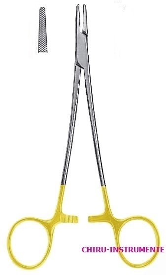  CRILE WOOD needle holder, 15 cm (6"), Tungsten Carbide (TC)