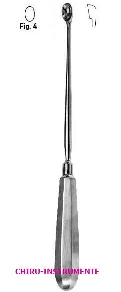 SIMON, scharfer Löffel, Fig. 4, 11,5 mm, 24 cm