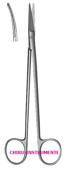 TOENNIS-ADSON neurochirurgische Schere, gebogen, 18 cm 