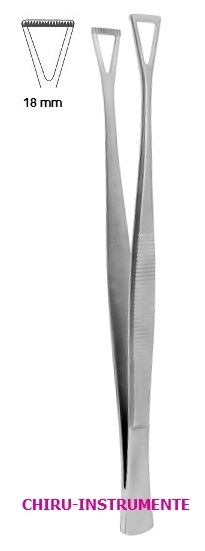 COLLIN-DUVAL Fasspinzette, Fig. 2/18mm, 20cm