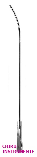 DITTEL urethral sound, 24 Fr., 34.5 cm (13.6"), curved