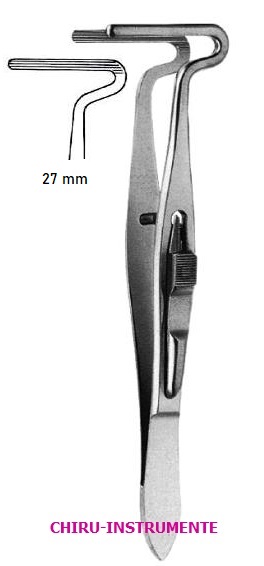 BERKE Muskelpinzette, 27mm, 10cm