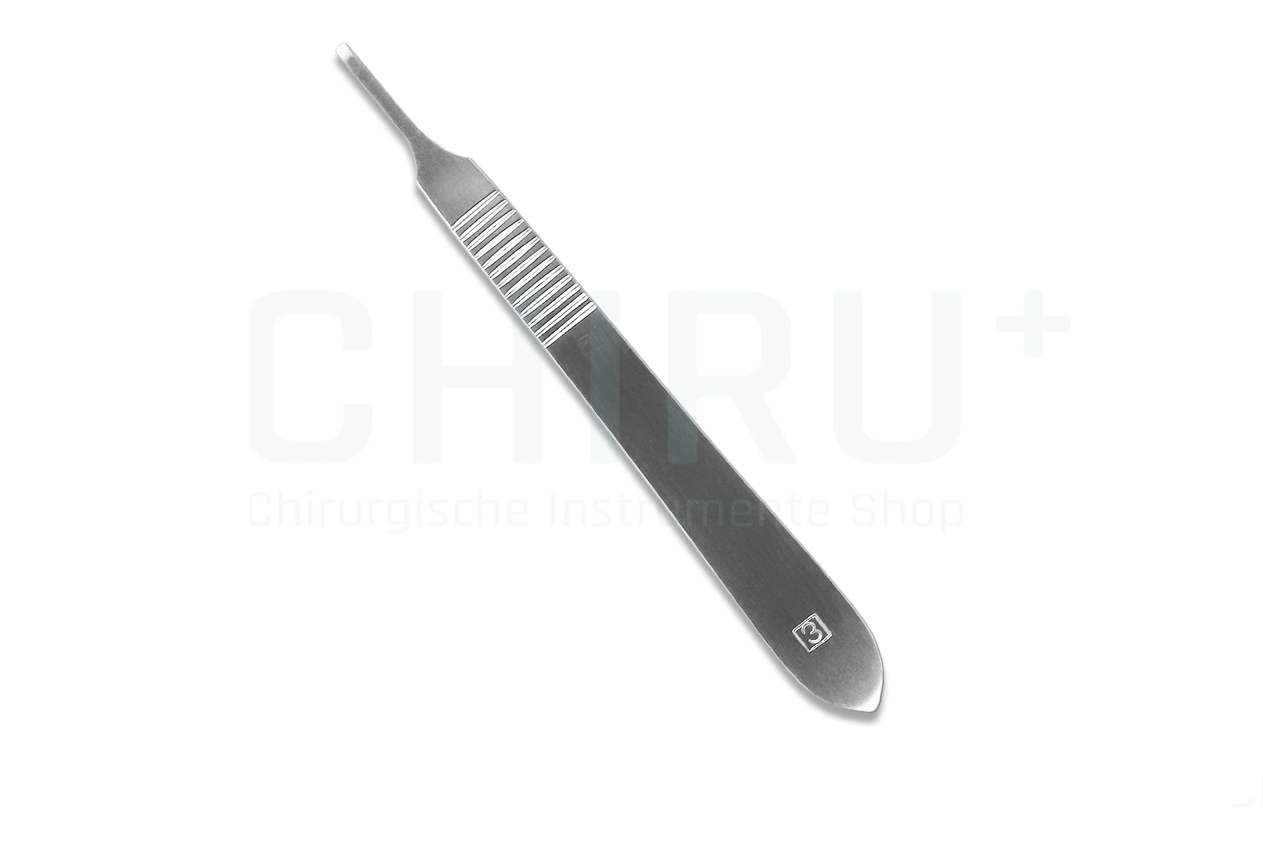 Scalpel handle, no. 3, 13.5 cm (5 ¼"), with cm-graduation Scalpel handle, no. 3, 13.5 cm (5 ¼"), with cm-graduation