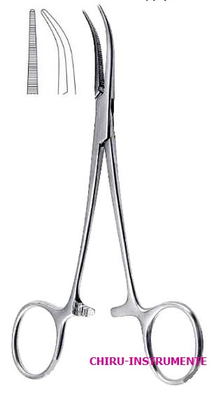 DANDY Klemme, seitlich gebogen, 12cm DANDY Klemme, seitlich gebogen, 12cm