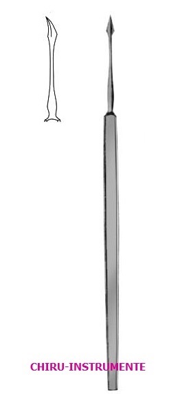 Fremdkörper Nadel, gebogen 13cm