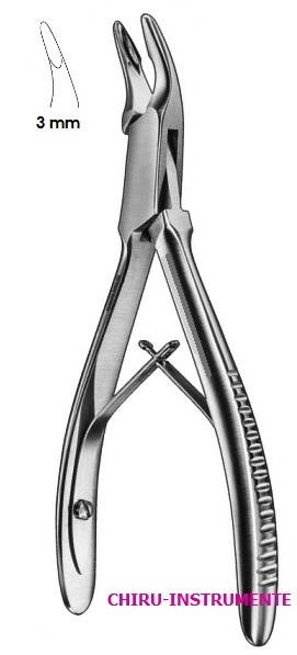 BLUMENTHAL bone rongeur, 30° curved, 15.5 cm (6") BLUMENTHAL bone rongeur, 30° curved, 15.5 cm (6")