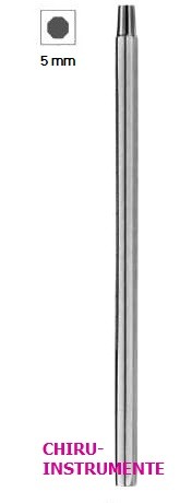 Mundspiegel Griff, glatt, Ø 5mm, achtkant, poliert, 12cm Mundspiegel Griff, glatt, Ø 5mm, achtkant, poliert, 12cm