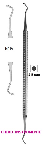 WHITE Exkavator, doppelendig, 17,5cm, Fig. 14