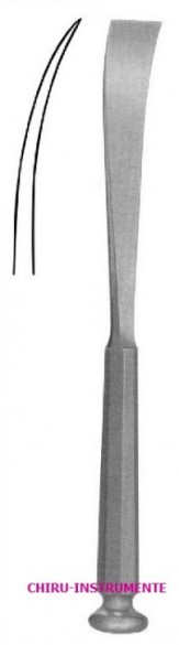 STILLE Osteotom, gebogen, 12mm, 20cm