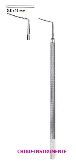CASTROVIEJO Cyclodialyse Spatel, 0,8x15mm, 9cm