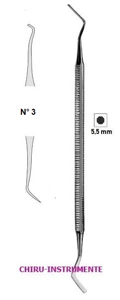 WOODSON-Füllungs Instrument, Fig. 3, Länge ca. 16,5cm