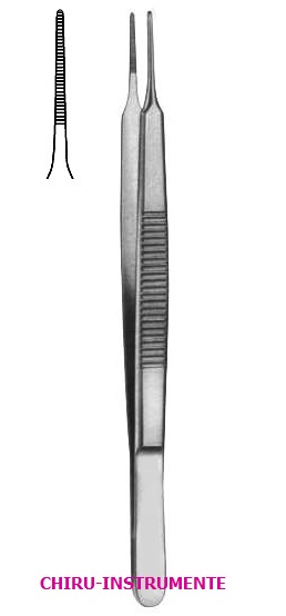 STEVENS Iris Pinzette, gerade, gerieft, 10,5cm STEVENS Iris Pinzette, gerade, gerieft, 10,5cm